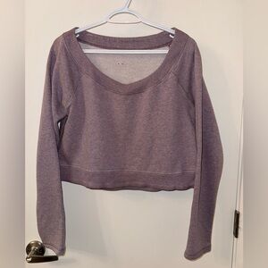 lululemon athletica Purple Scoop Neck Sweater